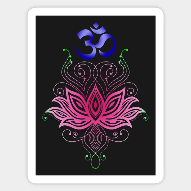 Lotus-OM Sticker by rsrlivearts